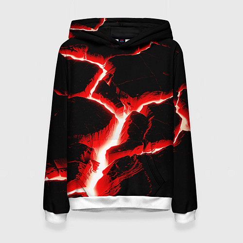 Женская толстовка The rift / 3D-Белый – фото 1