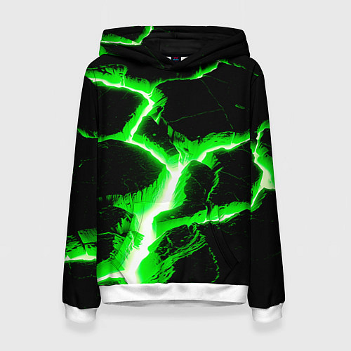 Женская толстовка Разлом / 3D-Белый – фото 1