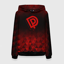Толстовка-худи женская Deep Purple red poly, цвет: 3D-черный