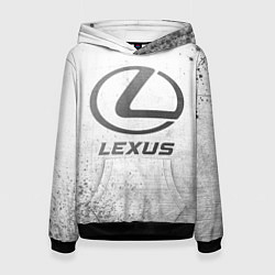 Толстовка-худи женская Lexus - white gradient, цвет: 3D-черный