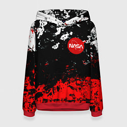 Женская толстовка Nasa краски