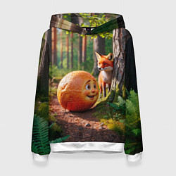 Женская толстовка Колобок и лиса