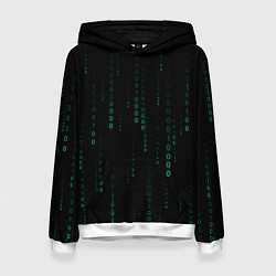 Женская толстовка Color black turquoise