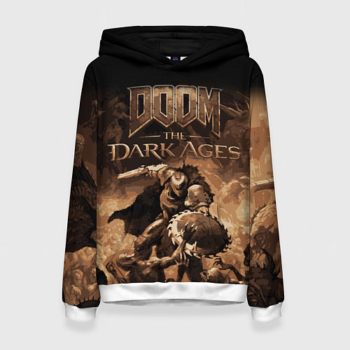 Женская толстовка Doom the dark ages / 3D-Белый – фото 1