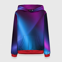 Толстовка-худи женская Multicoloured, цвет: 3D-красный