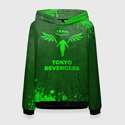 Женская толстовка Tokyo Revengers - green gradient