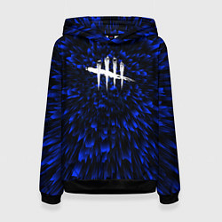 Толстовка-худи женская Dead by Daylight blue energy, цвет: 3D-черный