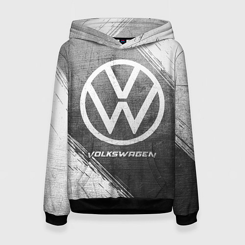 Женская толстовка Volkswagen - grey gradient / 3D-Черный – фото 1