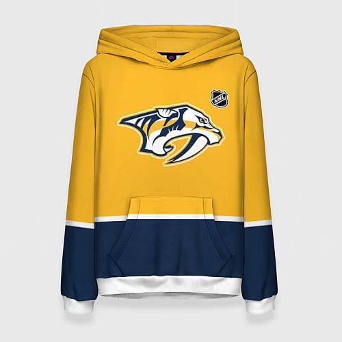 Женская толстовка Нэшвилл Предаторз хоккей / 3D-Белый – фото 1