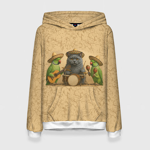 Женская толстовка Надежды маленький оркестрик / 3D-Белый – фото 1