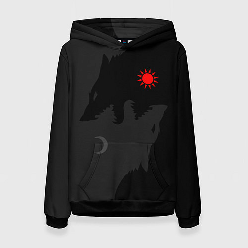 Женская толстовка Хати и Сколь / 3D-Черный – фото 1