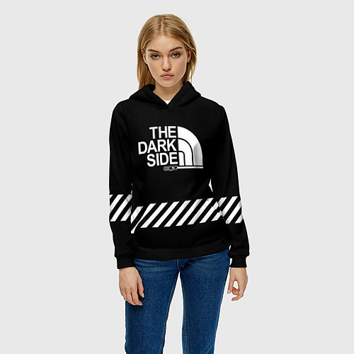 Женская толстовка The dark side / 3D-Черный – фото 3