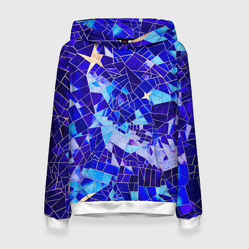 Женская толстовка Небо-Звезды / 3D-Белый – фото 1