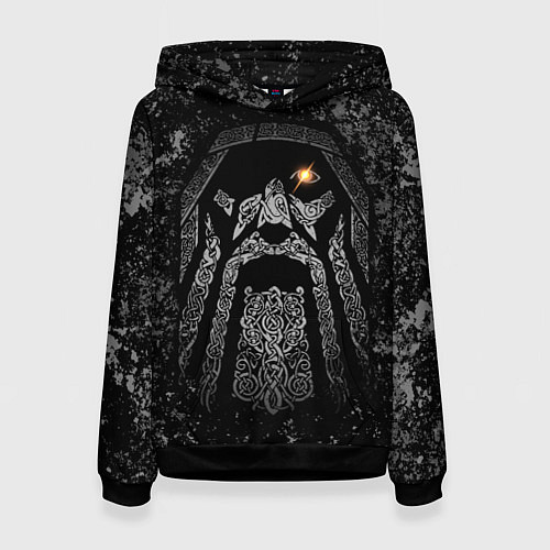 Женская толстовка Всеотец Один / 3D-Черный – фото 1