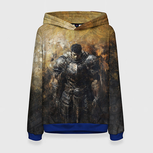 Женская толстовка Воин Гатц в броне / 3D-Синий – фото 1