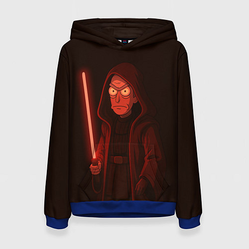 Женская толстовка Рик - владыка ситх / 3D-Синий – фото 1