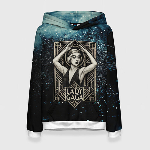 Женская толстовка Lady Gaga ретро / 3D-Белый – фото 1