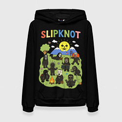 Женская толстовка Slipknot, мультяшный стиль