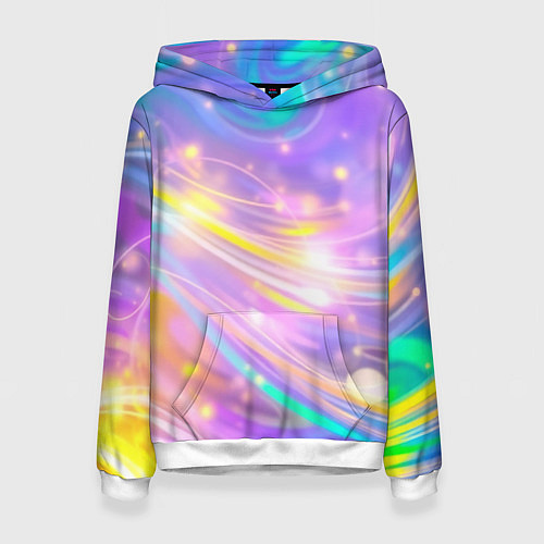Женская толстовка Волшебный мистический космос / 3D-Белый – фото 1