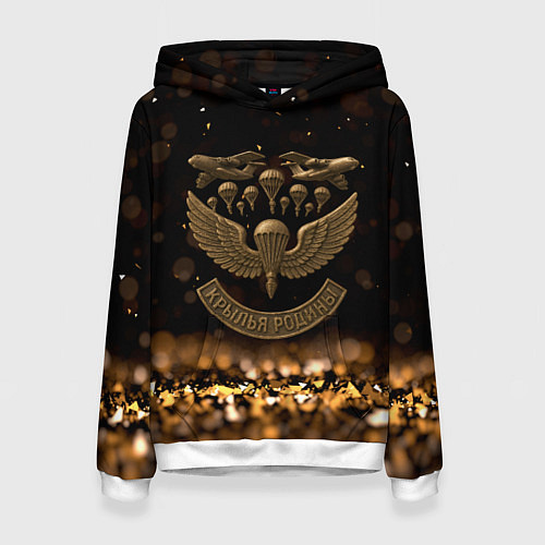 Женская толстовка Крылья Родины ВДВ / 3D-Белый – фото 1