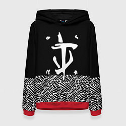 Женская толстовка Doom геометрия линии