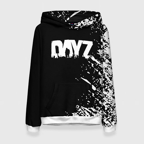 Женская толстовка Dayz брызги красок / 3D-Белый – фото 1