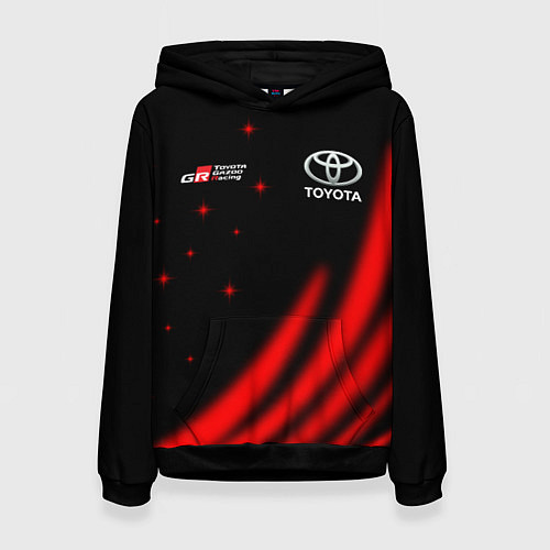 Женская толстовка Toyota GR Gazoo Racing / 3D-Черный – фото 1