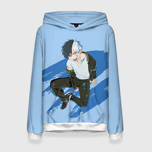 Женская толстовка Харука Сакура - Ветролом / 3D-Белый – фото 1