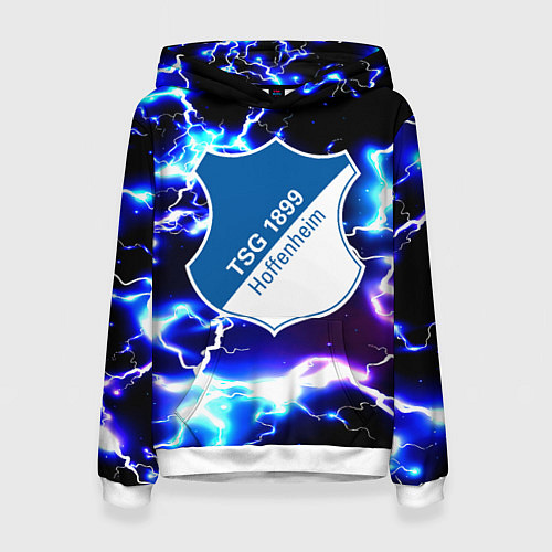Женская толстовка Хоффенхайм молнии / 3D-Белый – фото 1