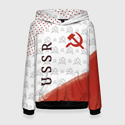 Толстовка-худи женская СССР, цвет: 3D-черный