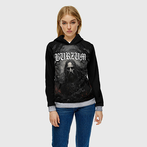 Женская толстовка Burzum Varg / 3D-Меланж – фото 3