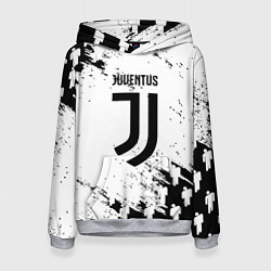 Толстовка-худи женская Juventus люди спорт, цвет: 3D-меланж