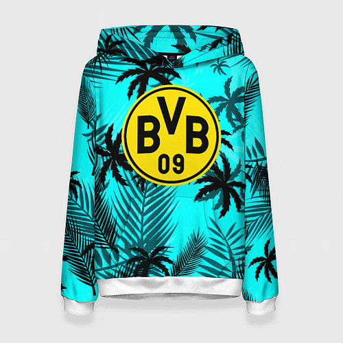 Женская толстовка Borussia неоновые тропики гта / 3D-Белый – фото 1