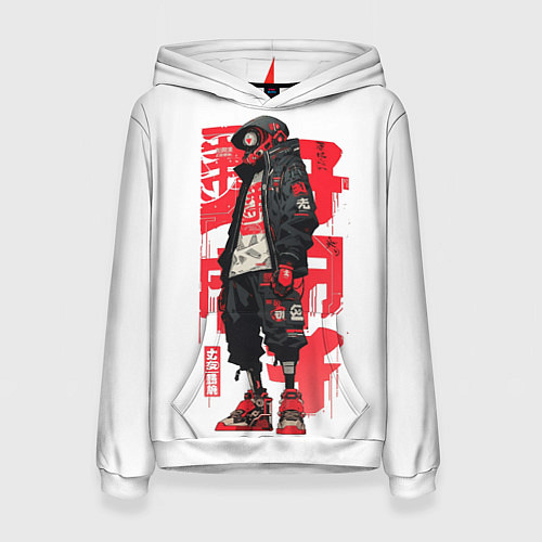 Женская толстовка Bot raven / 3D-Белый – фото 1