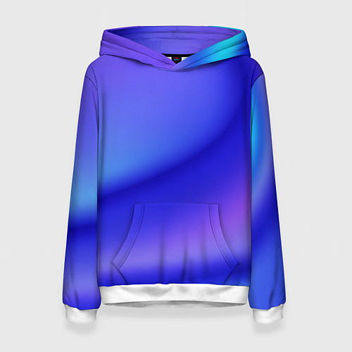 Женская толстовка The color is multicolored / 3D-Белый – фото 1