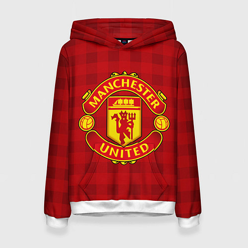 Женская толстовка Manchester United / 3D-Белый – фото 1