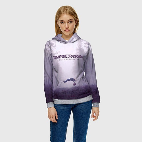Женская толстовка Imagine Dragons: Silence / 3D-Меланж – фото 3