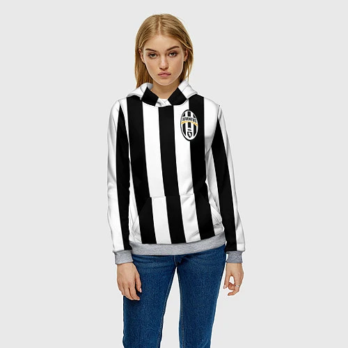 Женская толстовка Juventus: Tevez / 3D-Меланж – фото 3