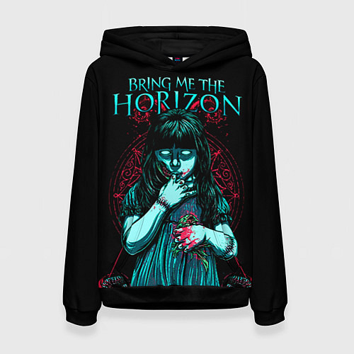 Женская толстовка BMTH: Zombie Girl / 3D-Черный – фото 1