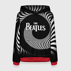 Толстовка-худи женская The Beatles: Stereo Type, цвет: 3D-красный