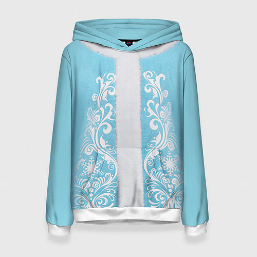 Женская толстовка Снегурочка / 3D-Белый – фото 1