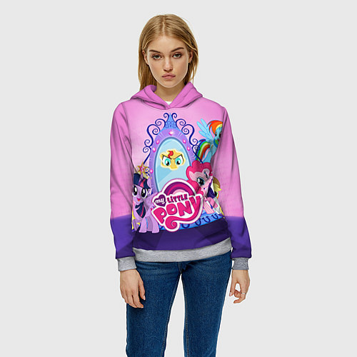 Женская толстовка My Little Pony / 3D-Меланж – фото 3