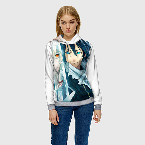 Женская толстовка Бездомный бог / 3D-Меланж – фото 3