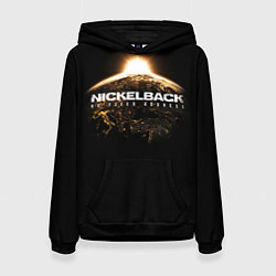 Толстовка-худи женская Nickelback: No fixed address, цвет: 3D-черный