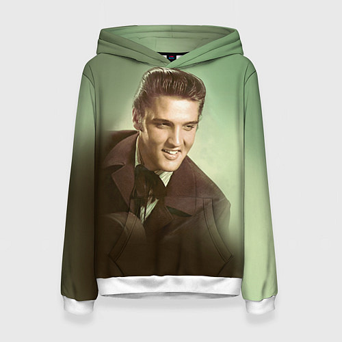 Женская толстовка Elvis Young / 3D-Белый – фото 1