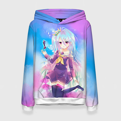 Женская толстовка No Game No Life / 3D-Белый – фото 1