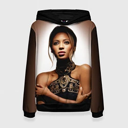 Толстовка-худи женская Beyonce Sexy, цвет: 3D-черный