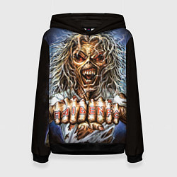 Толстовка-худи женская Iron Maiden: Maidenfc, цвет: 3D-черный