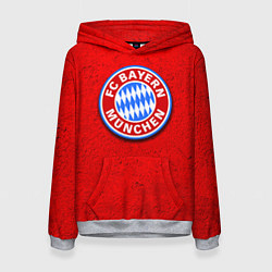Толстовка-худи женская Bayern FC, цвет: 3D-меланж