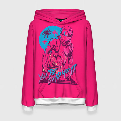 Женская толстовка You're dead meat / 3D-Белый – фото 1